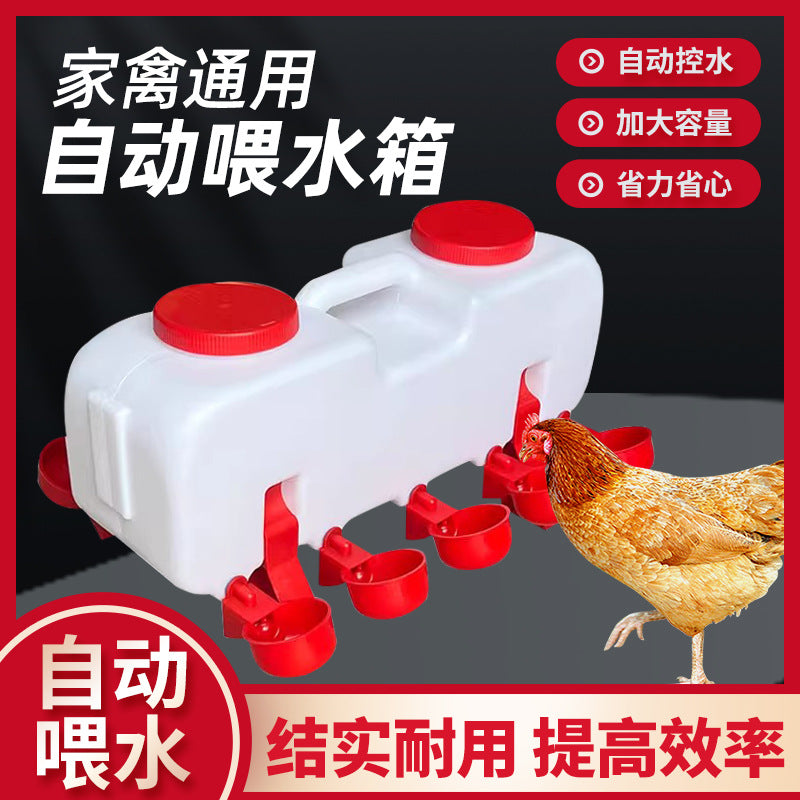 Automatic Poultry Waterer Drinking Bowl for Chickens Ducks Geese