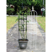 Metal Garden Trellis for Climbing Plants, Outdoor Balcony Plant Support Rack
