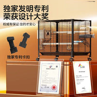 New Outdoor Parrot Bird Cage Home Metal Ornamental Cage Luxury Budgerigar Bird Cage Large Villa Travel