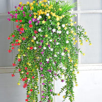Artificial Eucalyptus Garland with Flowers for Wedding Decor