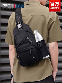 Septwolves Men's Casual Crossbody Chest Bag