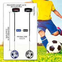 Soccer Kick-Up Control Net Bag with Elastic Rope for Training