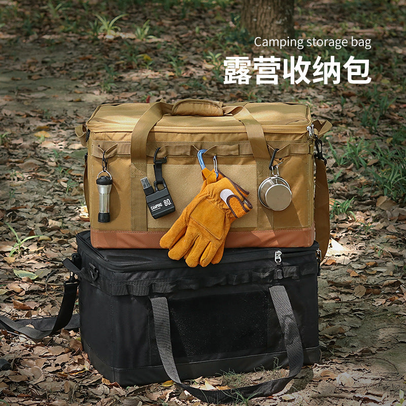 Large Capacity Foldable Outdoor Camping Storage Bag for Cookware and Tools