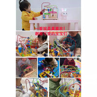 boby Large Wooden City Traffic Bead Maze for Toddlers 0-3 Years Educational Toy