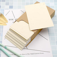 Metallic Gold/Silver Blank Cardstock Postcards for DIY Crafts and Menus