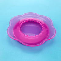 3-Piece Silicone Food Cover Set with Petal Design for Bowls, Cups, and Mugs