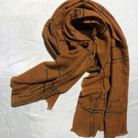Oversized Faux Cashmere Scarf Shawl for Autumn Winter