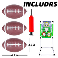 Kids Football Toss Game Set with Sandbags - Outdoor Sports Practice Toy