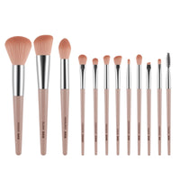 NEJLSD 5-12 Piece Soft Makeup Brush Set for Beginners with Storage