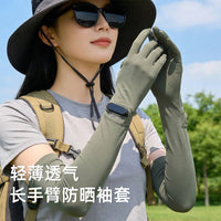 Unisex UV Protection Cooling Arm Sleeves for Outdoor Activities