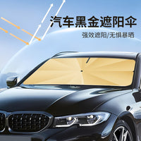 Car Windshield Sun Shade Umbrella, Foldable UV Protection Heat Blocker for Vehicle Front Window