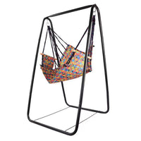 Outdoor Patio Swing Chair Hammock with Stand for Indoor/Outdoor Use