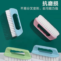 Household Plastic Laundry Brush with Stiff Bristles for Clothes and Shoes