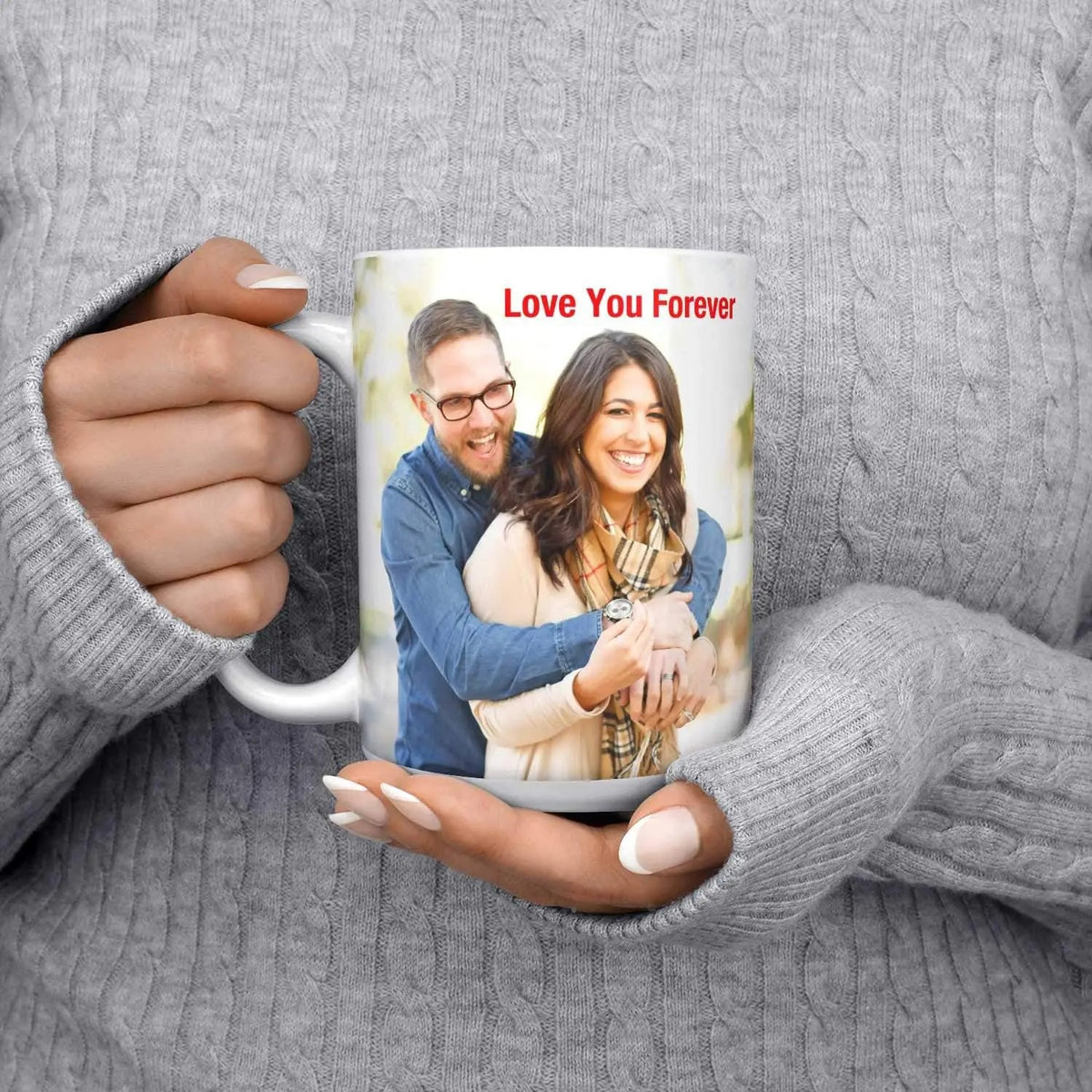 Customizable Ceramic Sublimation Mug for DIY Photo and Text Printing, Ideal for Graduation and Holiday Gifts