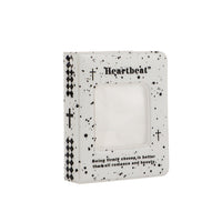 Ins Style Ink Splatter Hollow Grid Photo Album for 3-inch Instax and Game Cards