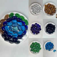Decorative Glass Pebbles for Aquarium Landscaping and Fish Tank Ornaments