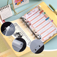 Macaron A6 Binder Budget Planner with Zipper Pockets for Students