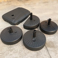 Outdoor Patio Umbrella Base Stand - Water/Sand Filled or Marble