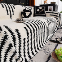Plush Sofa Cover Blanket Non-Slip Cushion for Autumn/Winter
