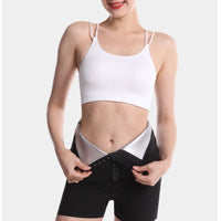 Women's Full-Coated Sweat Sauna Pants High Waist Tummy Control Butt Lift Running Yoga Workout Shaper