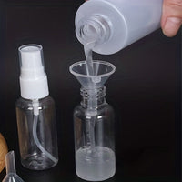 12-Piece Travel Refillable Bottle Set for Lotions, Sprays, and Creams with Dispensing Tools
