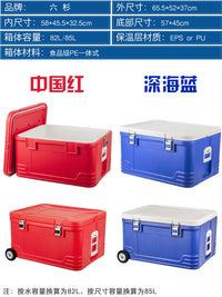 Portable Insulated Cooler Box for Food Delivery, Camping, Fishing, and Outdoor Activities