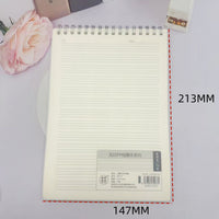 A5 PP Cover Spiral English Notebook for Students
