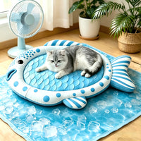 Pet Cooling Mat Clownfish Design for Dogs and Cats, All Seasons