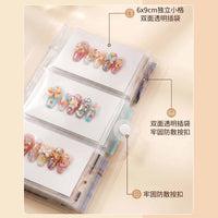 2026 New Wearable Nail Art Storage Book for Decals and Photos