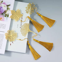 Hollow Metal Bookmark with Tassel, Creative Stationery Gift for Students