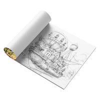 Adult Decompression Coloring Book - Fairy Tale Castle