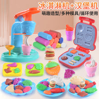 Play Dough Clay Molds and Tools Set for Kids - Ice Cream, Noodle, Fruit & Vegetable Maker