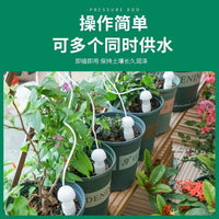 Automatic Plant Watering System with Adjustable Drip Emitters for Indoor & Outdoor Plants