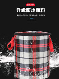 Foldable Waterproof Canvas Front Handlebar Basket for Bicycles and Scooters