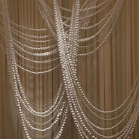 Wedding Props Transparent String White Foam Ball String Decoration Window Display Background Wall Sign-in Area Round Ball Pendant