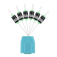 Mini Magic Lead Fishing Weights with Self-Locking Scale and Silicone Swivel