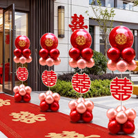 Wedding Balloon Arch Column Stand Kit for Yard & Courtyard Decoration