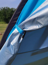 Automatic Pop-Up Beach Tent Sun Shelter for 3-4 People, UV Protection, Quick Open