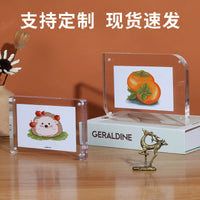 Magnetic Acrylic Photo Frame Display Stand for Certificates and Awards