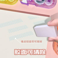 Schper Double-Sided Dot Adhesive Tape Dispenser for Students and Scrapbooking