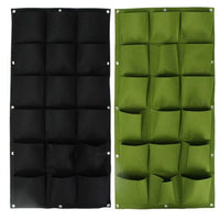 Thickened Wall-Mounted Felt Planter Bags for Balcony Gardening, Non-Woven Fabric Grow Bags for Seedling Cultivation