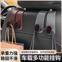 Car Seat Headrest Hooks for Bags and Purses, Universal Vehicle Backseat Organizer Hanger
