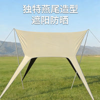 Outdoor Waterproof Sunshade Tarp for Camping and Rain Protection