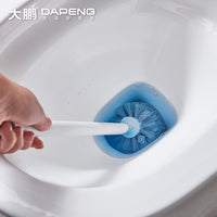 Toilet Brush Set with Holder, Wall-Mounted or Freestanding, No-Drill Cleaning Brush