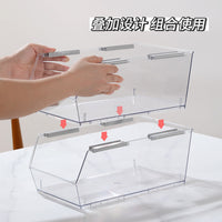 Stackable Plastic Storage Bins for Kitchen Countertop and Pantry Organization, Fruit and Vegetable Baskets
