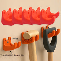 Wall-Mounted Garden Tool Organizer Rack for Garage and Shed Storage