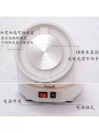 Electric Pottery Wheel Machine for Kids and Students, Ceramic Clay Throwing Machine, Pottery Forming Tool
