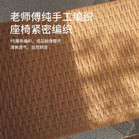 Outdoor Rattan Wicker Patio Dining Set with Chairs and Table, Weather-Resistant for Garden Balcony
