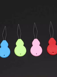 Gourd-Shaped Automatic Needle Threader for Sewing Machines and Hand Sewing