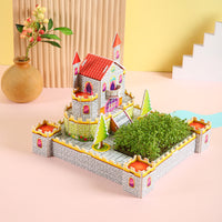 Zhilbao 3D Oasis in Stone City Jigsaw Puzzle for Kids, Educational Building Model Toy